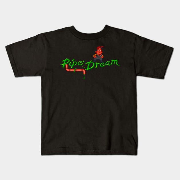 Pipe Dream Kids T-Shirt by iloveamiga